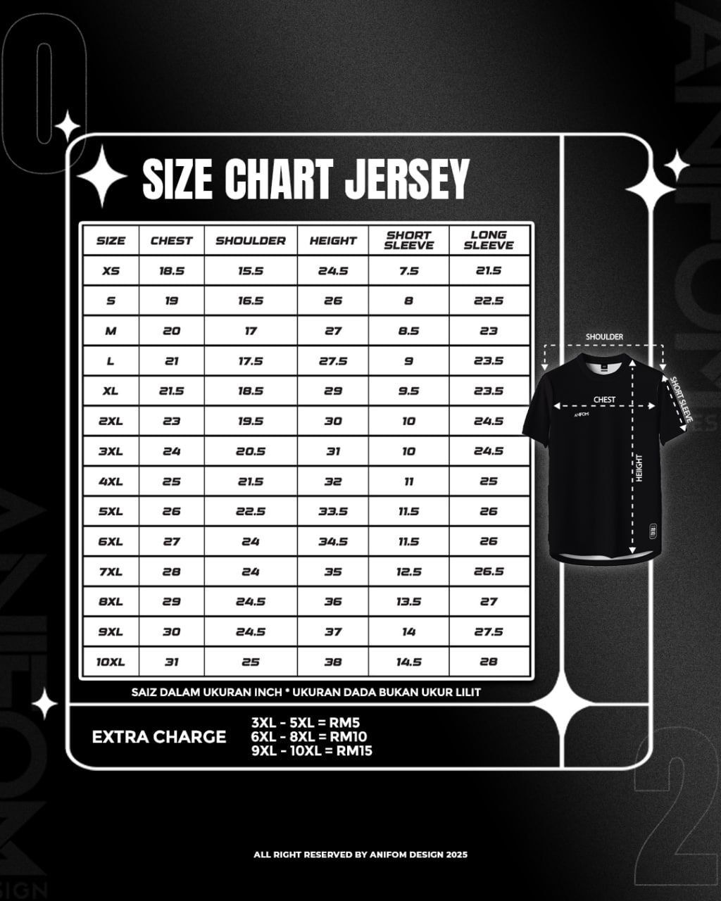 Men Sizing